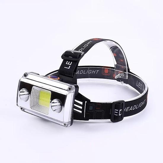 Đèn pin đội đầu siêu sáng 6653B - 4 chế độ sáng