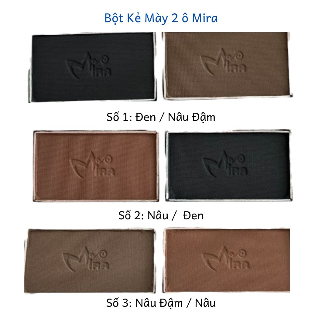 [HCM]Bột Kẻ Mày Mira 2 ô ( 7gr )