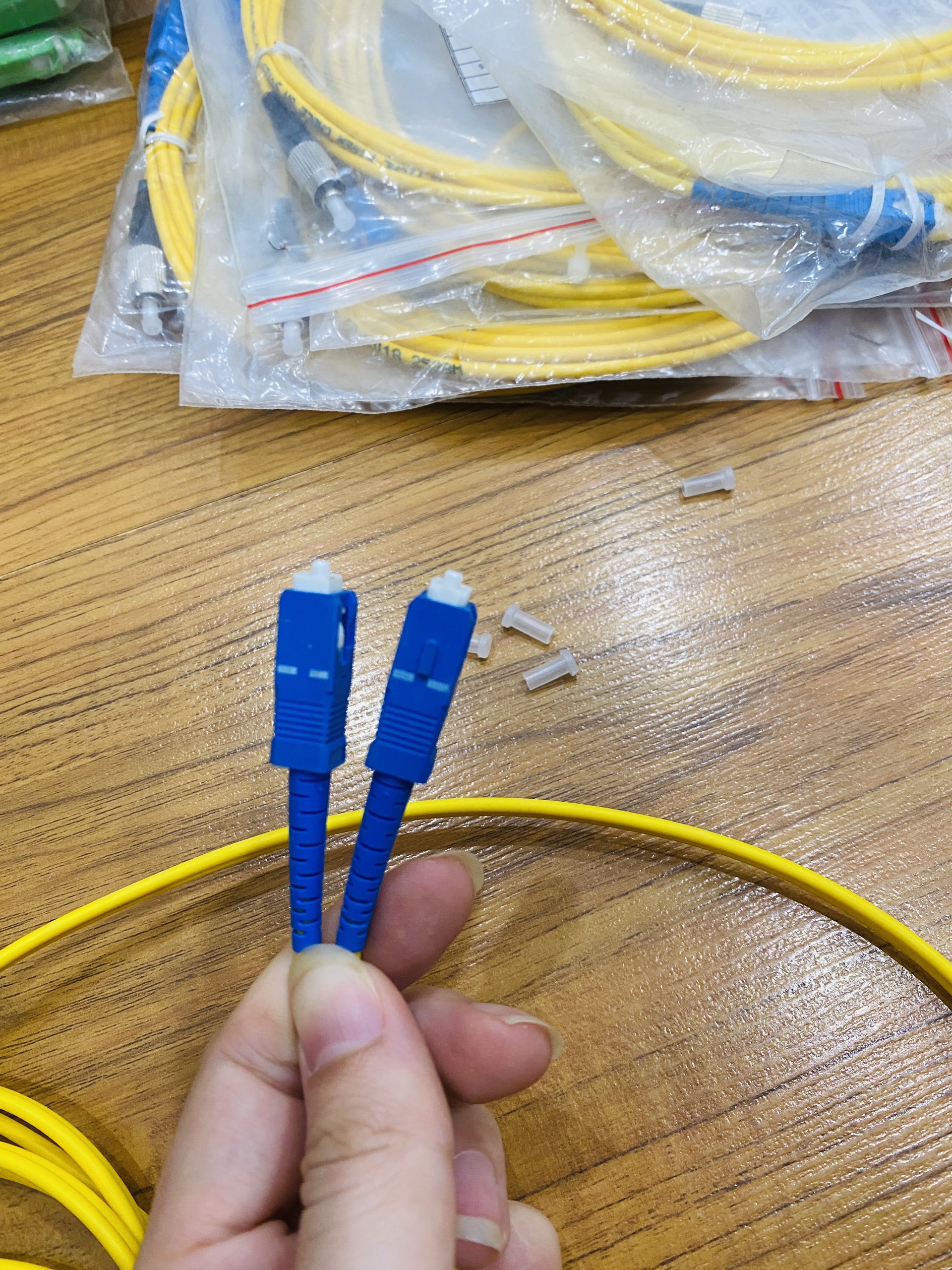 Dây nhảy quang ST-SC Singlemode sợi đôi Duplex 3m