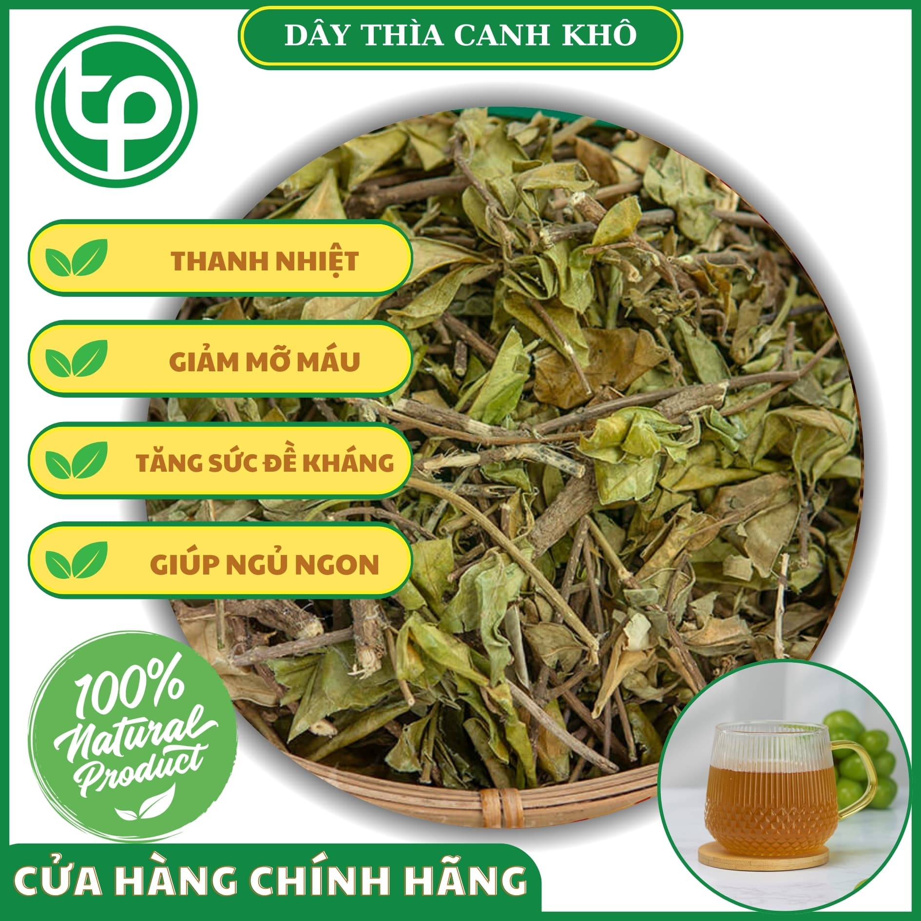 [HOT] [Combo giá rẻ] 3kg Dây thìa canh sấy khô cao cấp - Hàng sạch thơm cao cấp