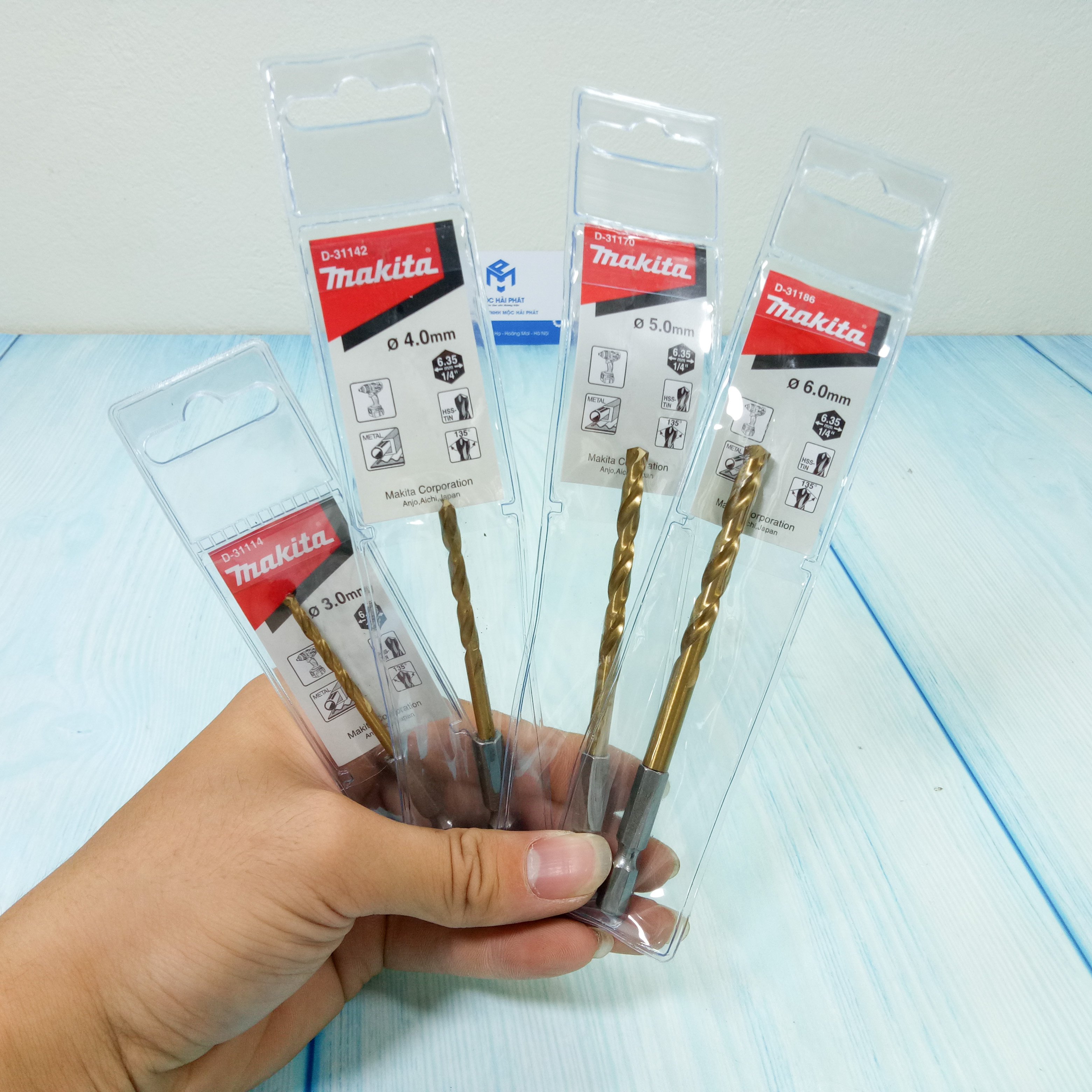 Mũi khoan sắt chuôi lục giác Makita