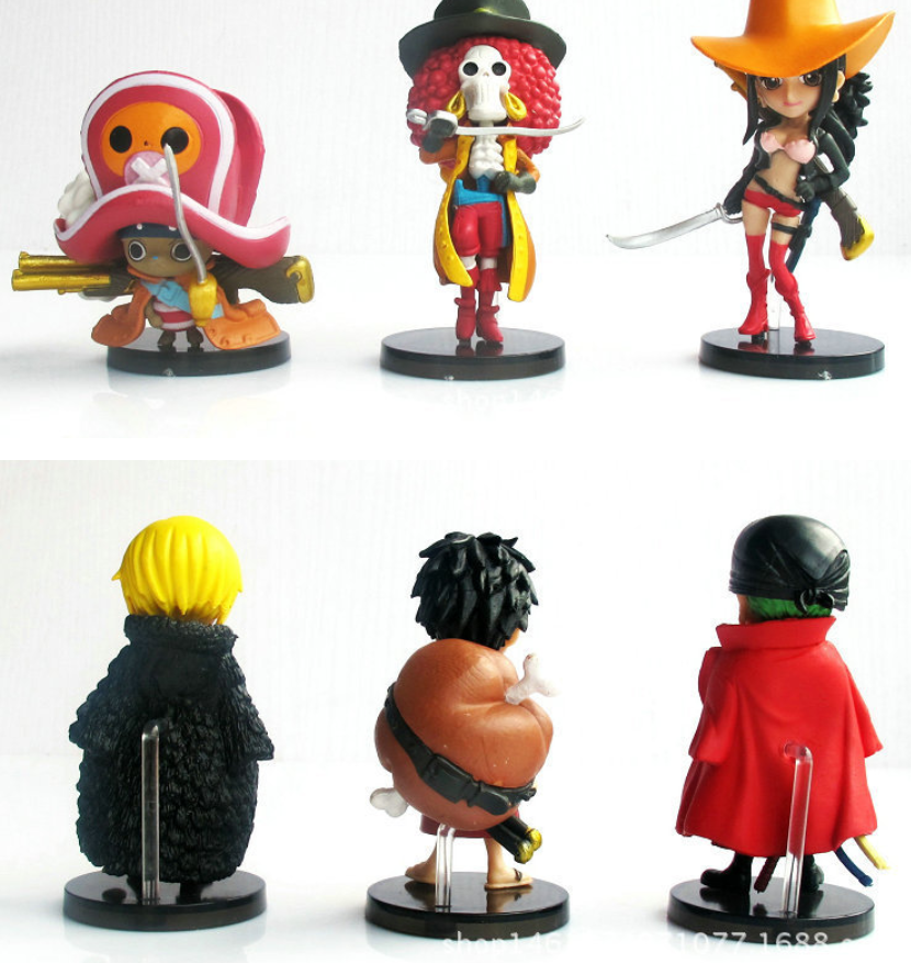 Mô Hình Figure one piece Combo Bộ 9 nhân vật team Luffy