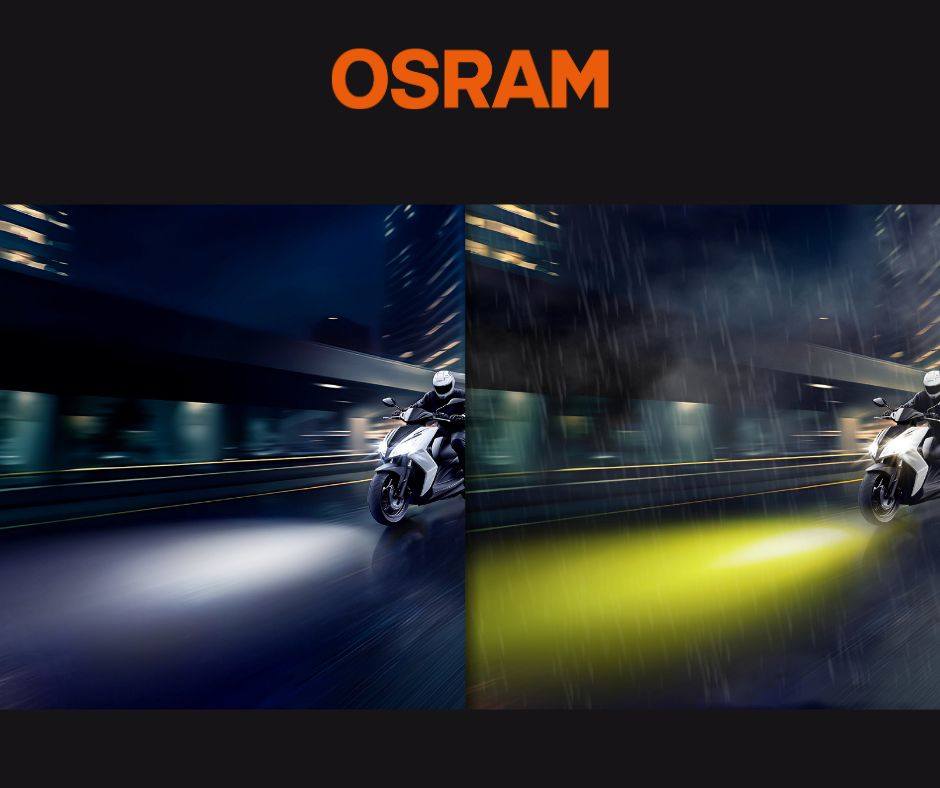 Bóng đèn LED OSRAM T19 (bi cầu thấu kính lưỡng màu) xe Dream, Wave alpha đời đầu, Wave 125i (pha đèn 2 bóng), Wave ZX (8035BC) (ko dùng cho Air Blade 110 Thái ánh sáng sẽ chiếu ra 2 bên)