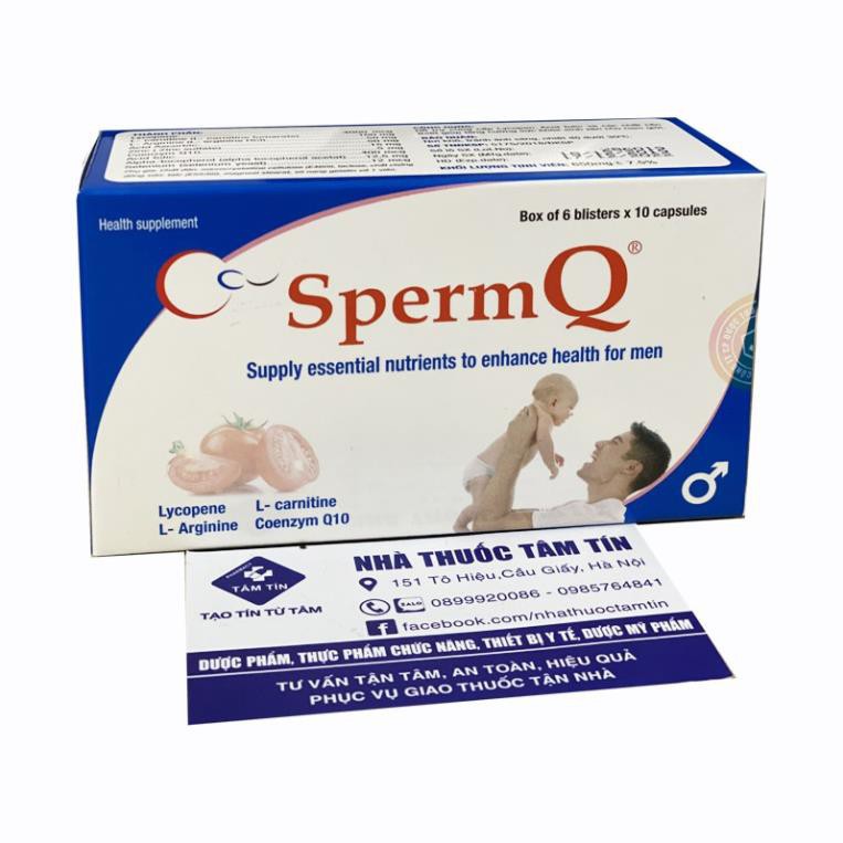 SpermQ hộp 60 viên [, date mới ]
