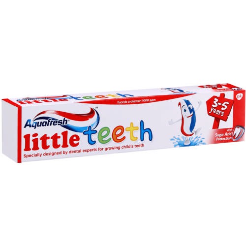 Bộ 3 kem đánh răng Aquafresh Little Teeth - Dành cho trẻ từ 3-5 tuổi