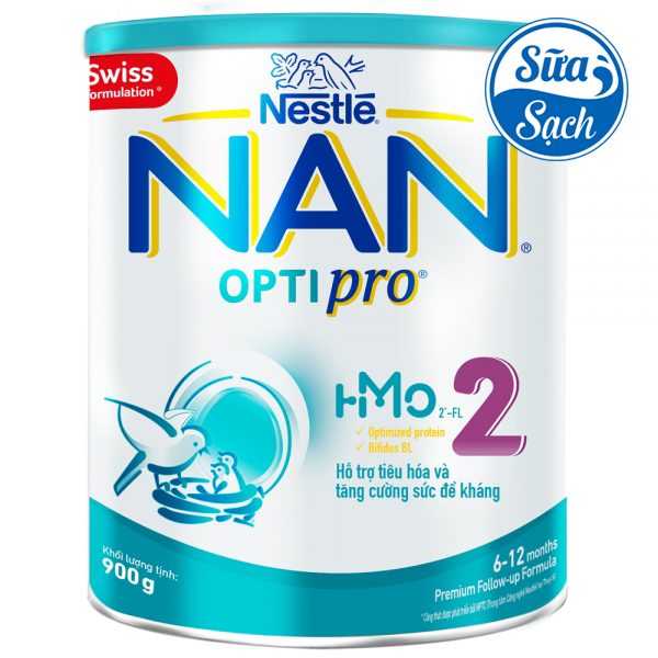 [HCM]Sữa Bột Nestle NAN Optipro 2 (800g) date mới