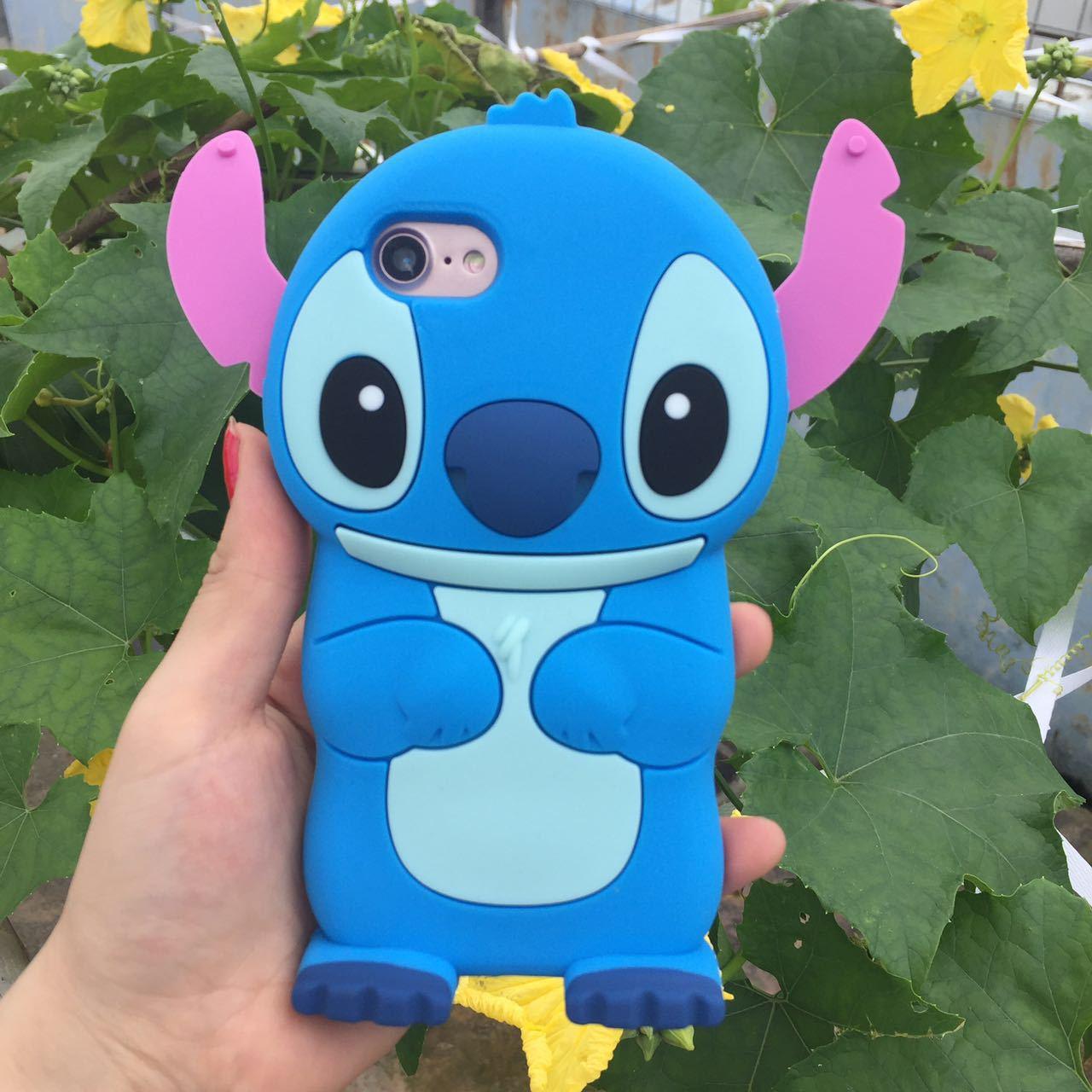 Ốp Lưng Hình Thú Stitch Cho IPhone 5/5S, 6/6, 6/6s Plus, 7/8/SE 2020, 7/8 Plus