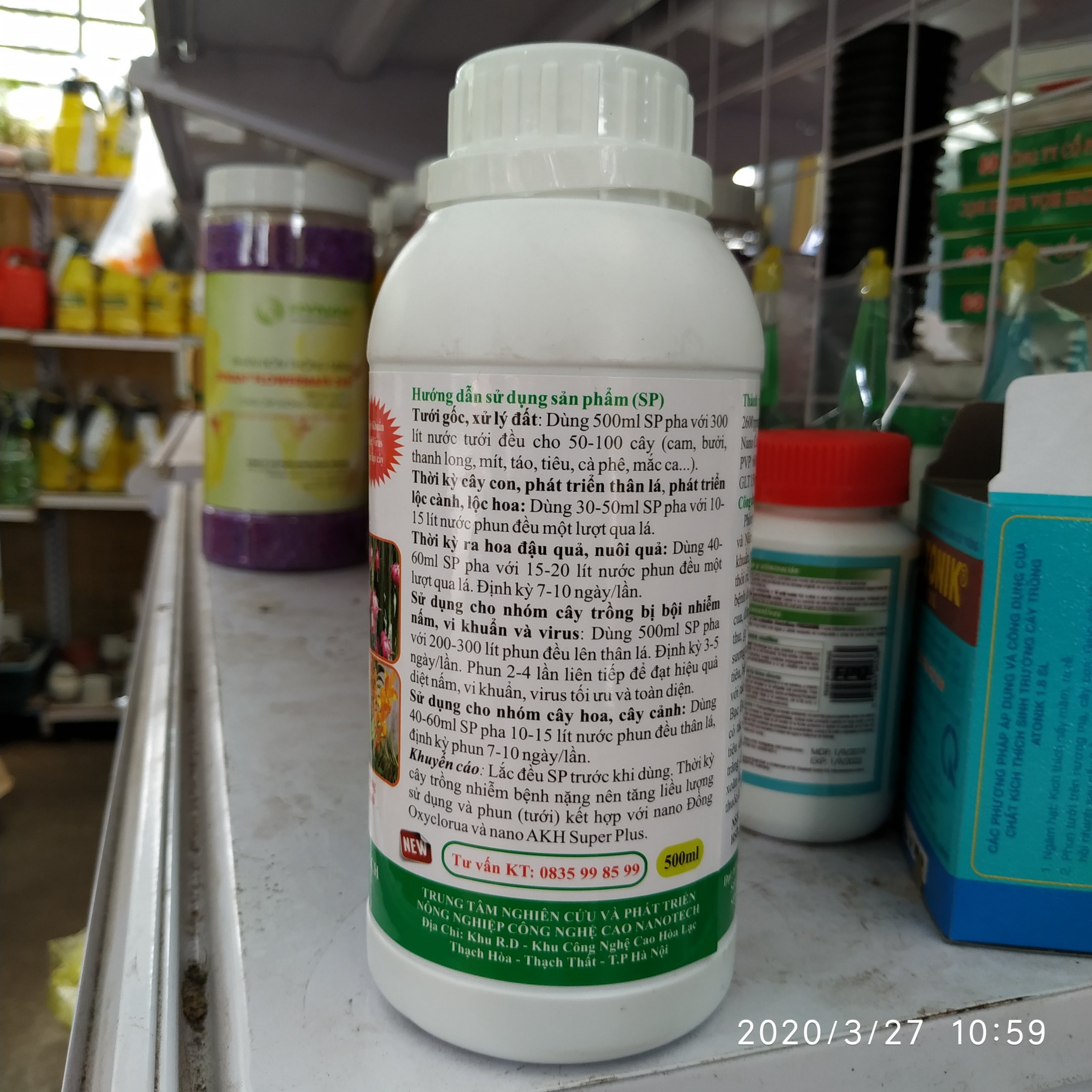Nano Bạc Đồng Super 500ml