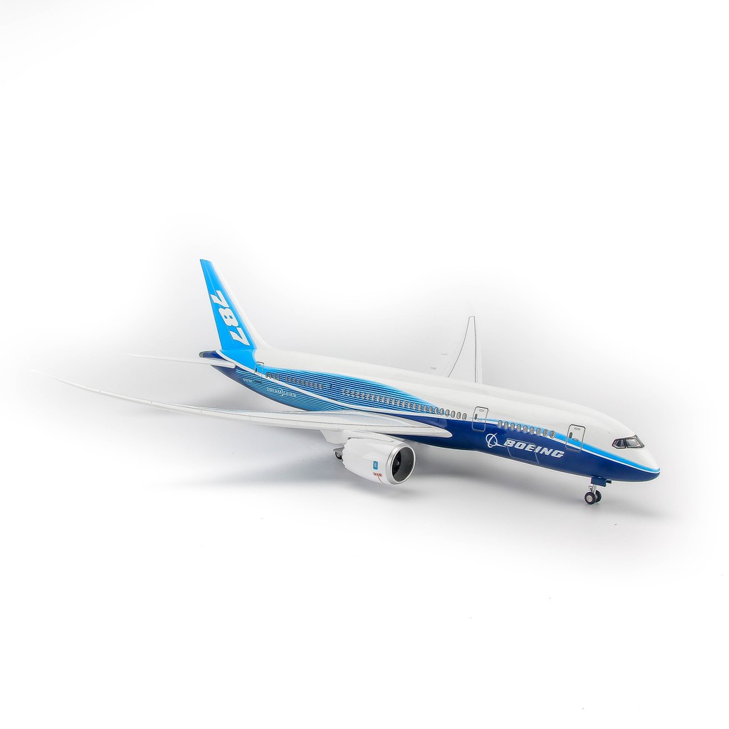 [HCM]Mô hình máy bay lắp ráp có đèn led Original Boeing B787 47cm Everfly