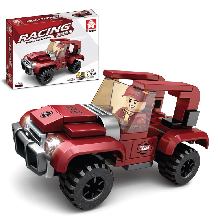 Bộ Đồ Chơi Lego Xếp Hình Ô Tô Cho Bé
