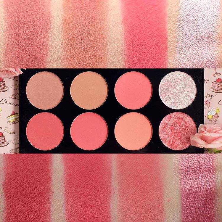Bảng Phấn Má Hồng  8 Ô Makeup Revolution Sugar And Spice
