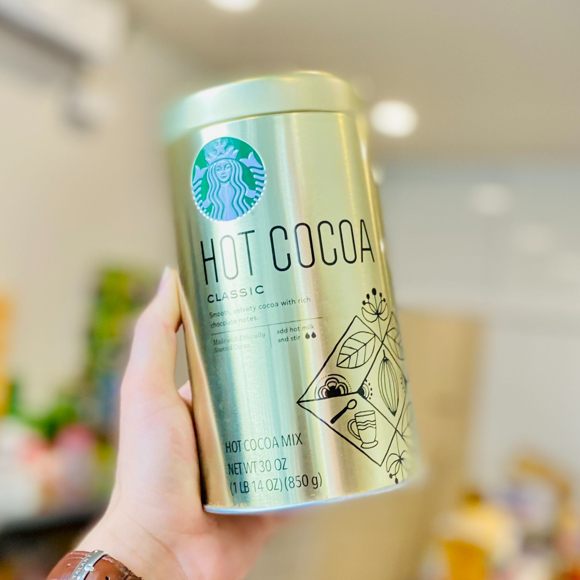 BỘT CACAO HOT COCOA STARBUCK 850G - MỸ