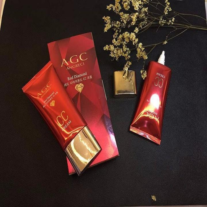 [HCM]Kem nền AGC Red Diamond CC Cream che khuyết điểm Hàn Quốc
