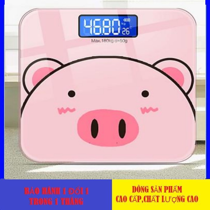 BÁO GIÁ NẾP NƯƠNG BẢO MINH 2KG | Shopee Lazada Sendo Tiki mới nhất 22 Cân điện tử sức khỏe thông minh chạy pin min 0,2kg - max 180kg, cân sức khỏe cho gia đình hình heo(lợn) màng hình LCD dễ thương, can dien tử, cân điện tử mini - Bảo hành 12 tháng