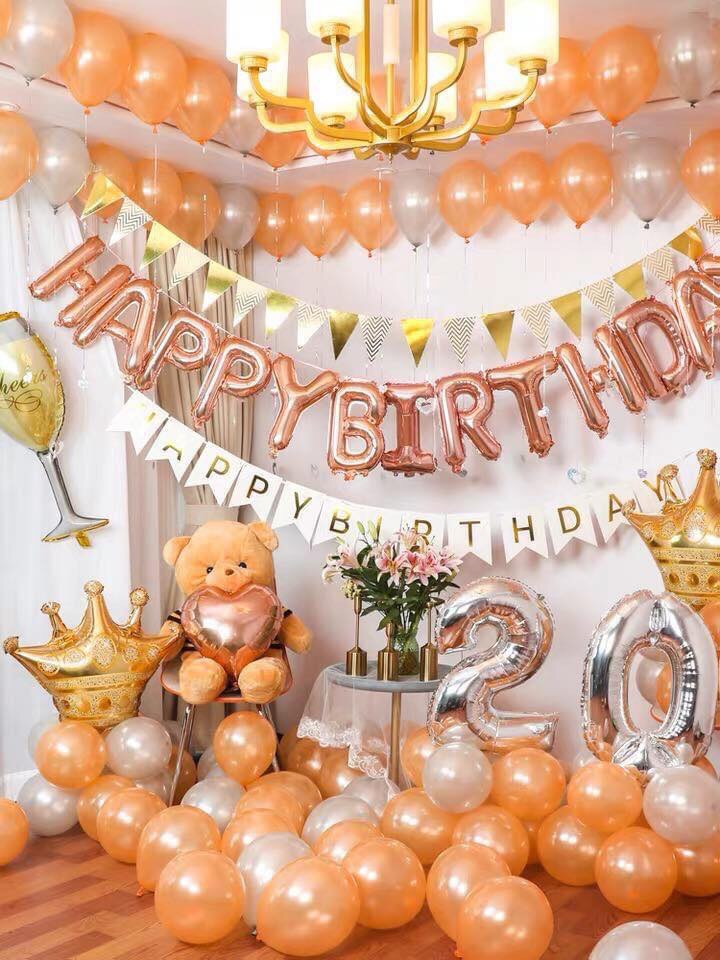 [Ảnh thật] Set trang trí sinh nhật lung linh HPBD (COMBO 94)
