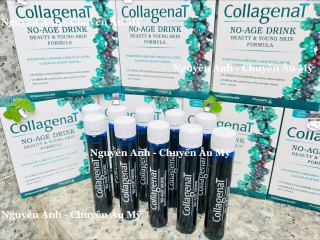 COLAGENAT NO AGE DRINK BEAUTY & YOUNG SKIN FORMULA Collagen thuỷ phân của Ý Hộp 10 ống thumbnail