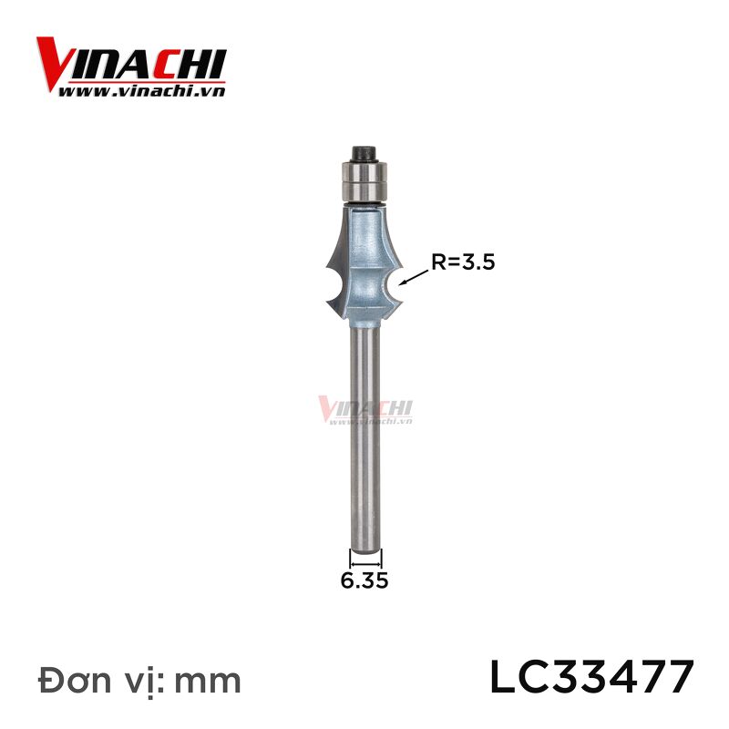 Mũi soi chỉ tơ Tideway cốt 6.35mm