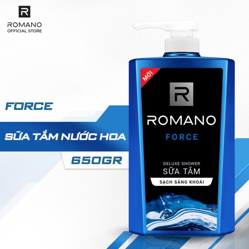 Sữa tắm Romano Force mạnh mẽ tự tin sảng khoái 650g cao cấp