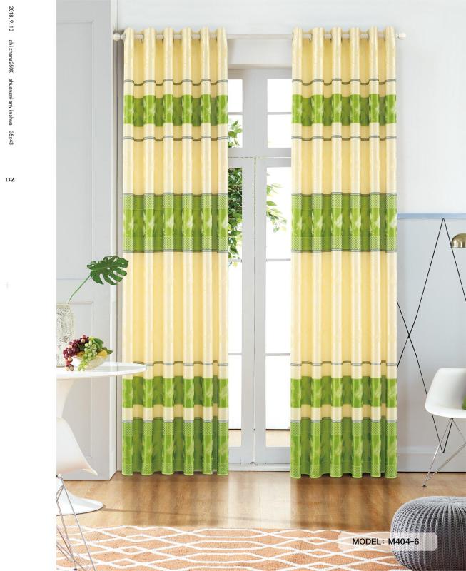 Màn Rèm Cửa Chính - Rèm Cửa Sổ - Tuỳ chọn kích thước từ 150cm đến 500cm - Vải Gấm HQ - Vải dày rủ đẹp - Kiểu Khoen Ore - Mẫu 404-6