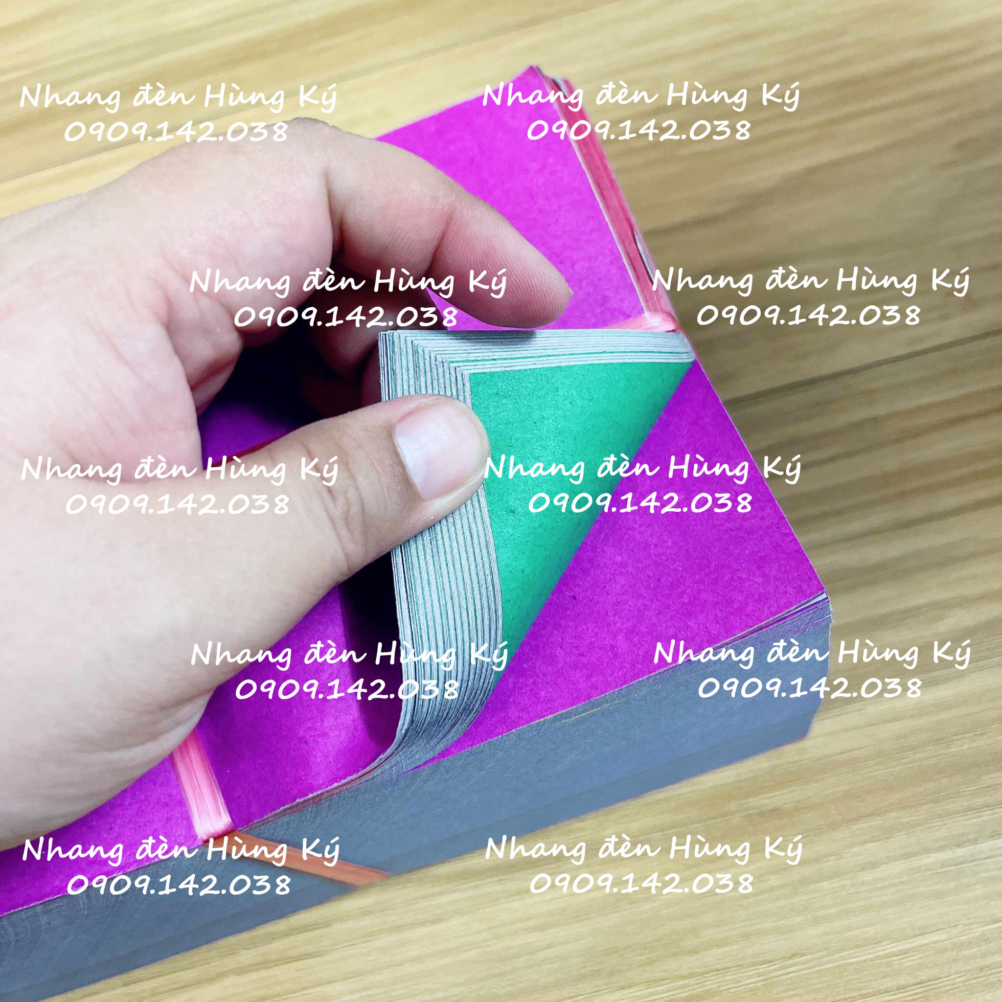 {1 cây} Giấy cúng ngũ sắc pha