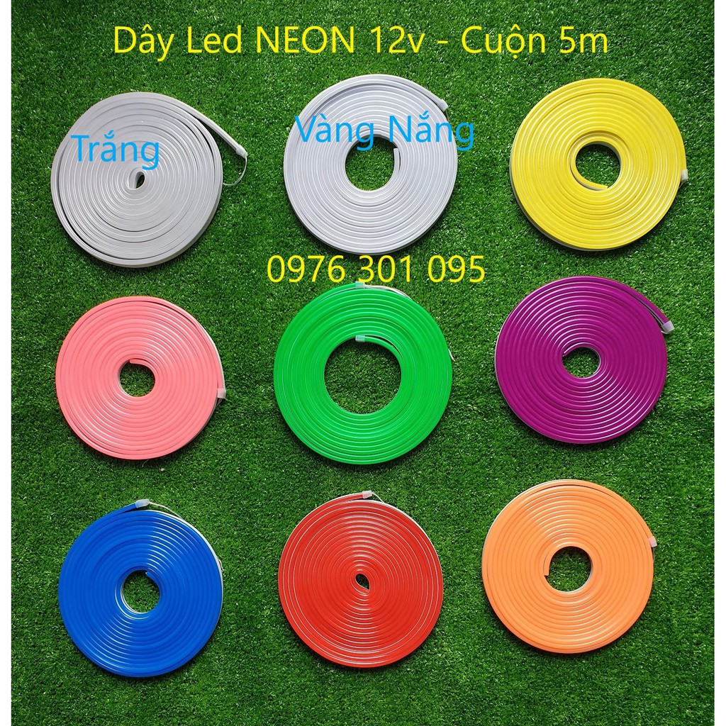 Dây Đèn Led Neon Trang Trí - Siêu Đẹp [ Uốn Chữ ] - Cuộn 5m