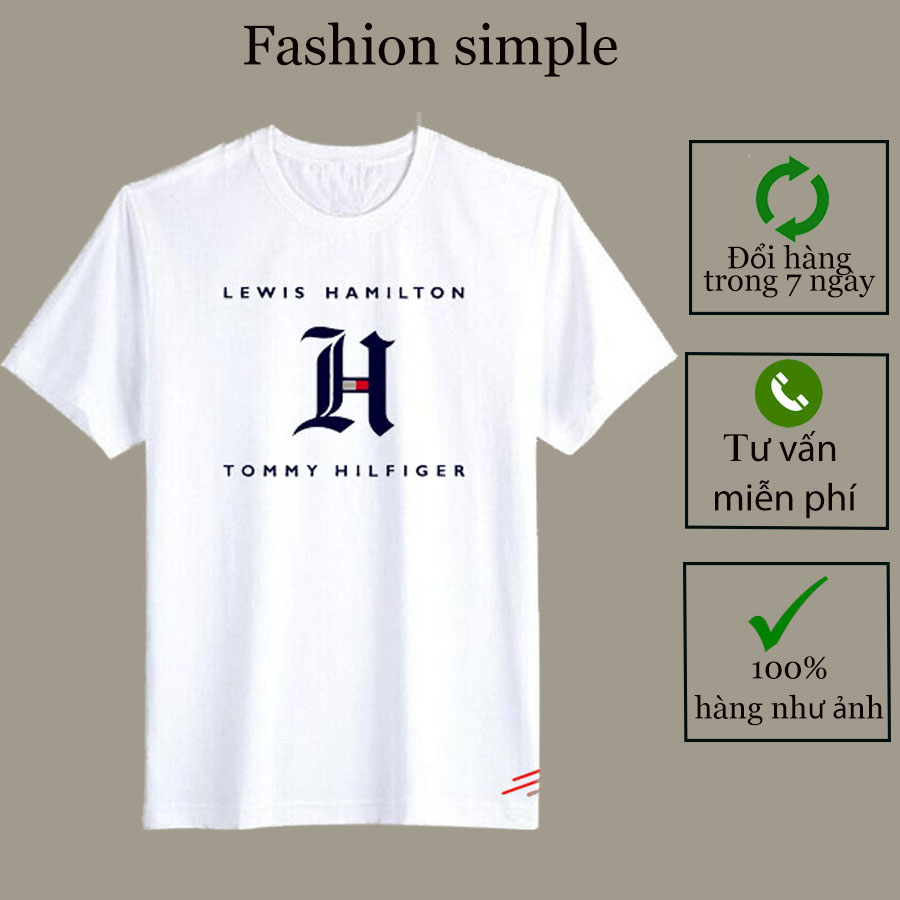 Áo thun unisex nam nữ, áo phông tay lỡ với logo TM basic dễ phối đồ, chất vải cotton mềm mịn, sản phẩm của fashion simple 2