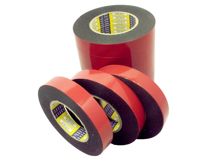 Keo 2 mặt siêu dính đỏ-đen - Điện nước SM - HCM