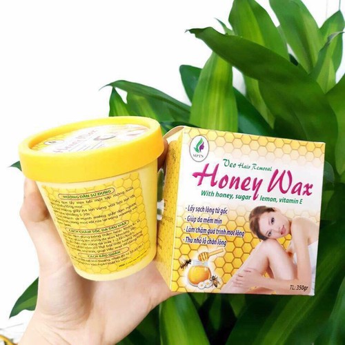 Wax lông veo mật ong ( tặng que và giấy wax)
