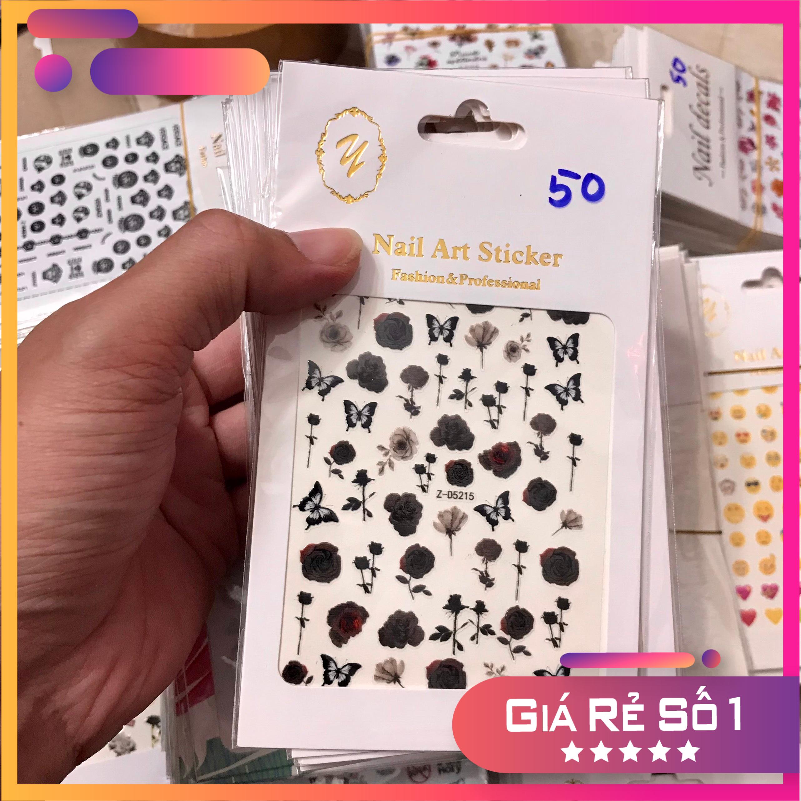 Nail sticker dán móng tay - Chân - HOT 6