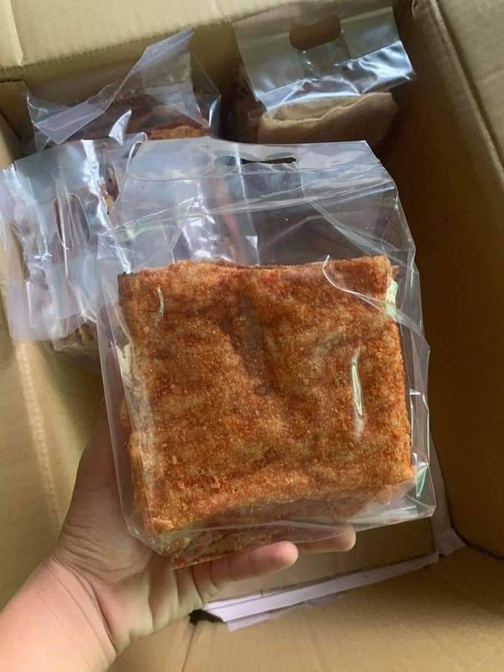 Bánh tráng sa tế kho bò( bịch vuông)