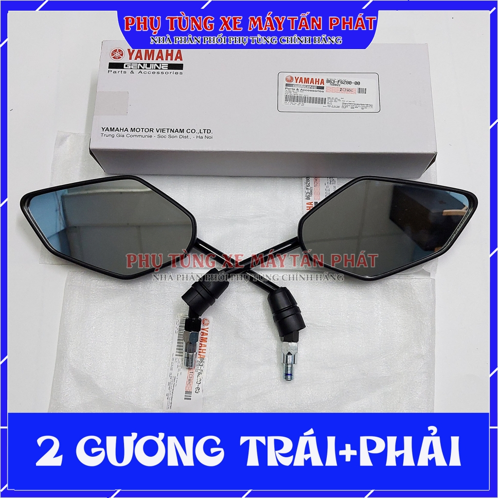 Gương kính chiếu hậu xe máy zin xe nvx 125-155 chính hãng yamaha