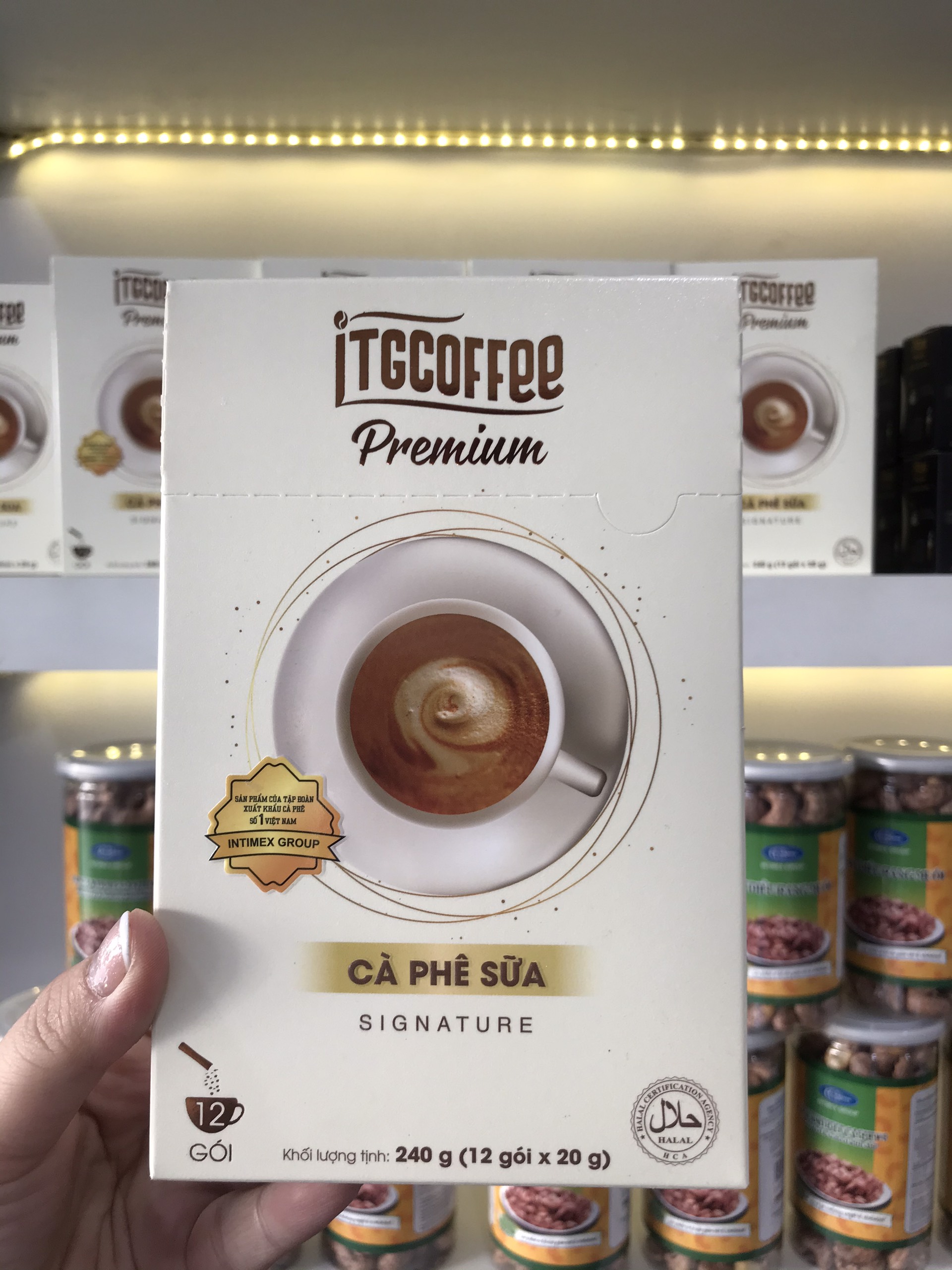 [HCM]Cà phê sữa Signature - ITGCOFFEE PREMIUM - Hộp 240g (12 gói x 20g)