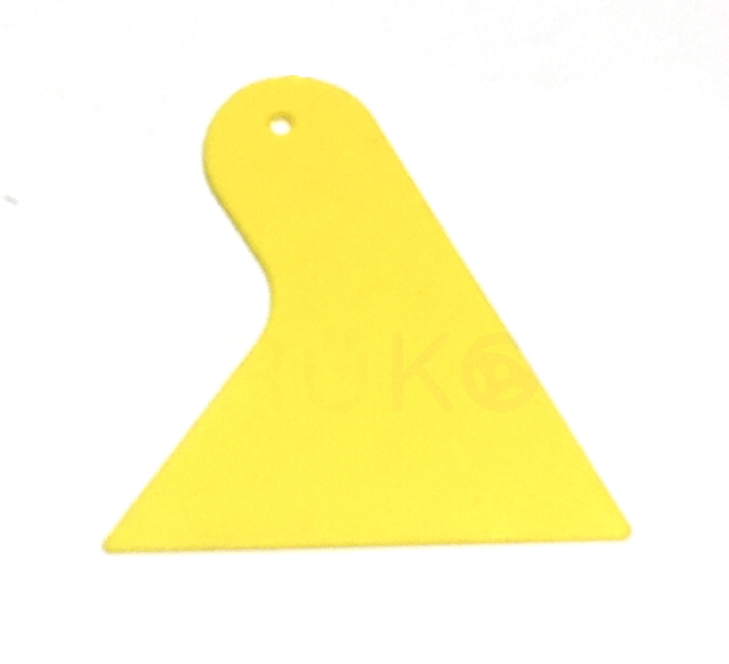 Dụng cụ tấm miếng nhựa ĐẦU TO hỗ trợ dán decal trang trí xe hơi dán kính cường lực điện thoại đầu to