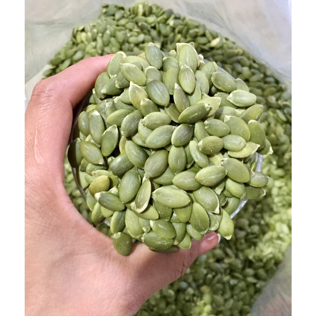 Nhân Hạt Bí Xanh Ấn Độ (Tươi hoặc Sấy chín)-250gr