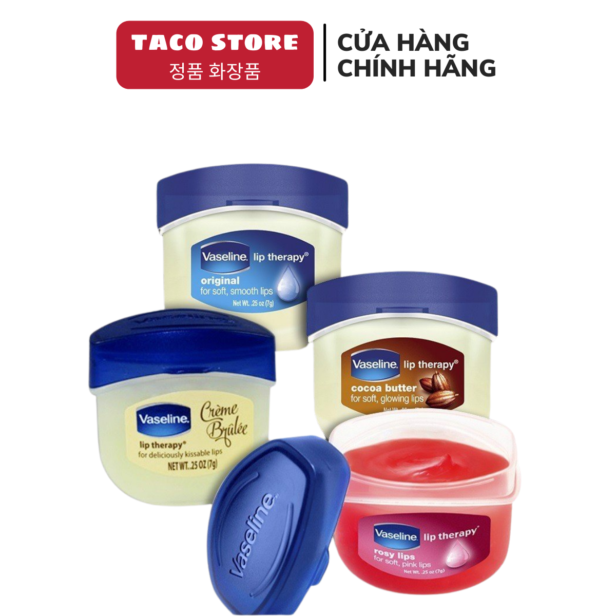 Dưỡng mềm và hồng môi Vaseline