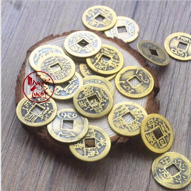 10 ĐỒNG XU CỔ BỎ VÍ CHIÊU TÀI LỘC