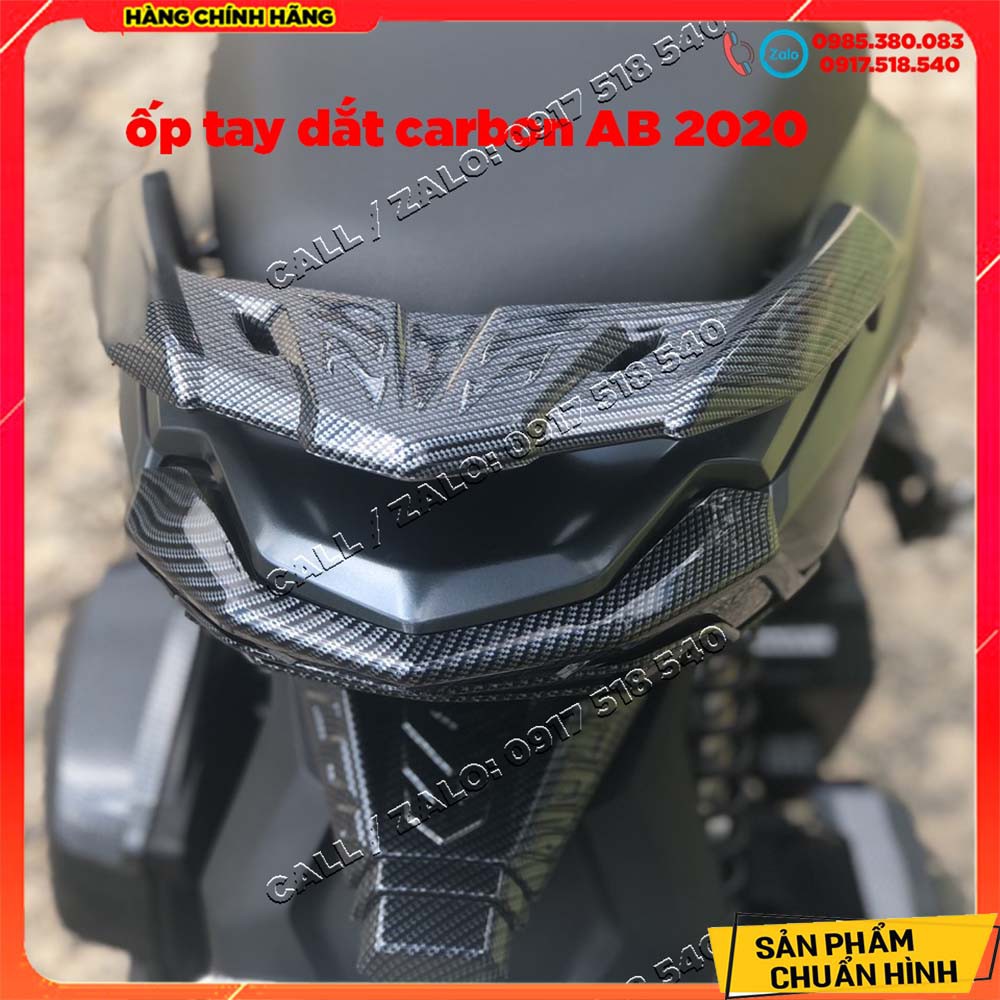 Ốp Tay Dắt AB 2020 - 2021 - 2022 Sơn Carbon Loại 1 ( AIR BLADE 2020 )