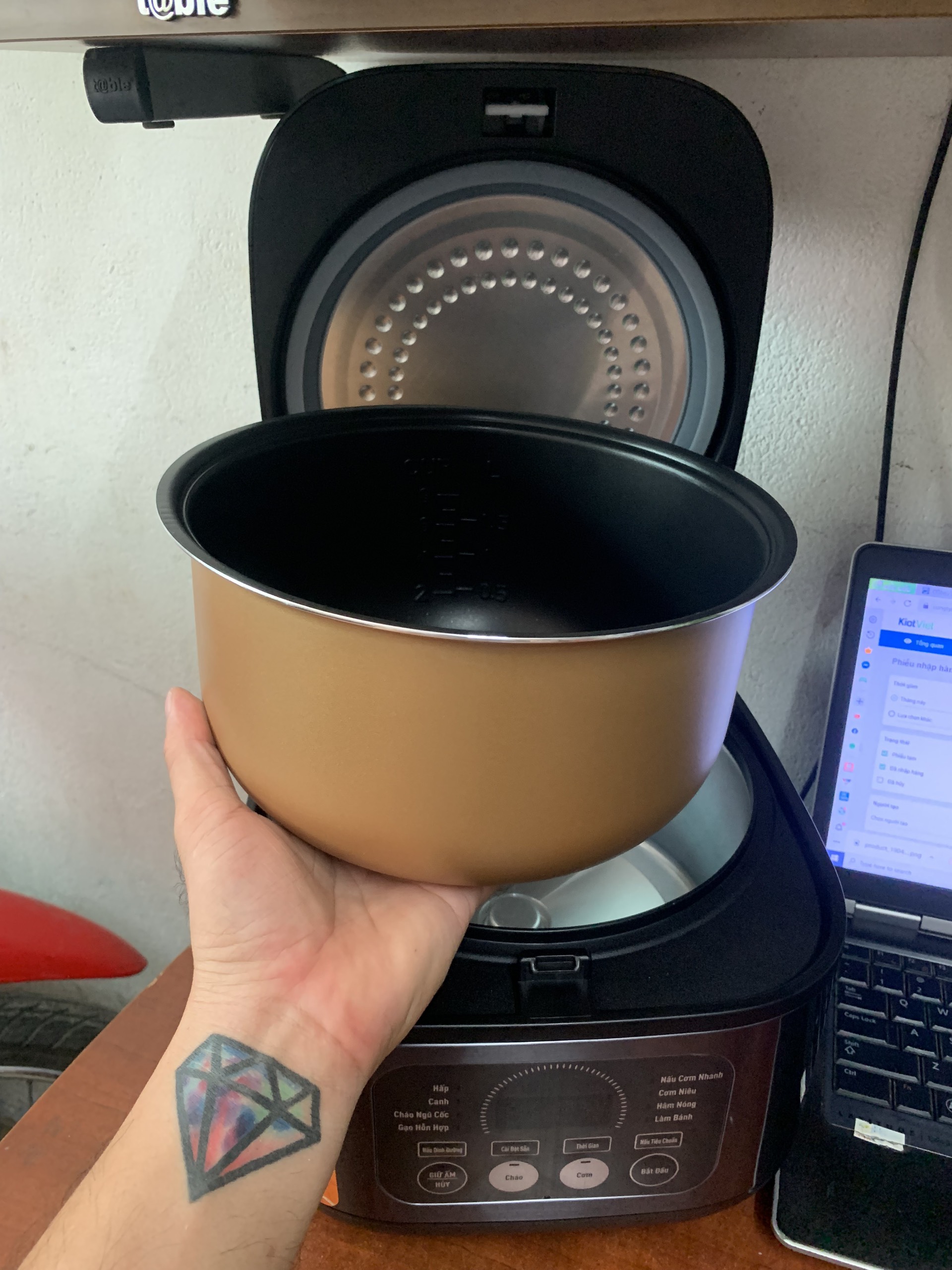 Nồi cơm điện tử thông minh Supor SF40FC996A 1.5 Lít