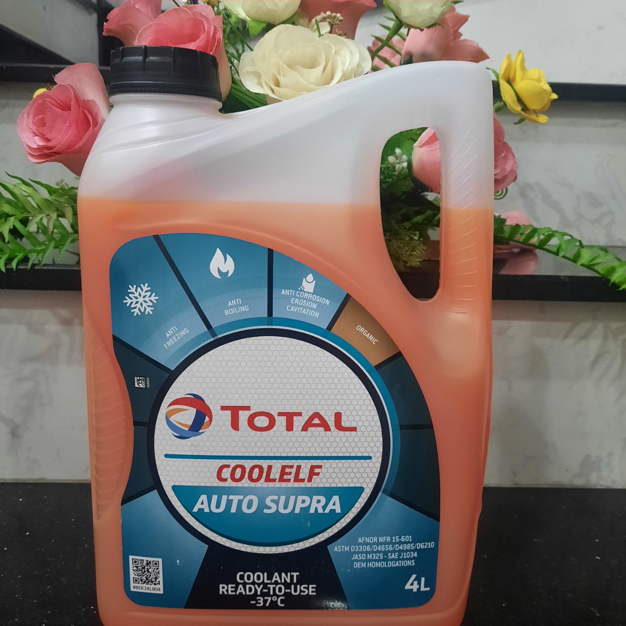 Nước làm mát COOLELF AUTO SUPRA -37°- Màu Cam