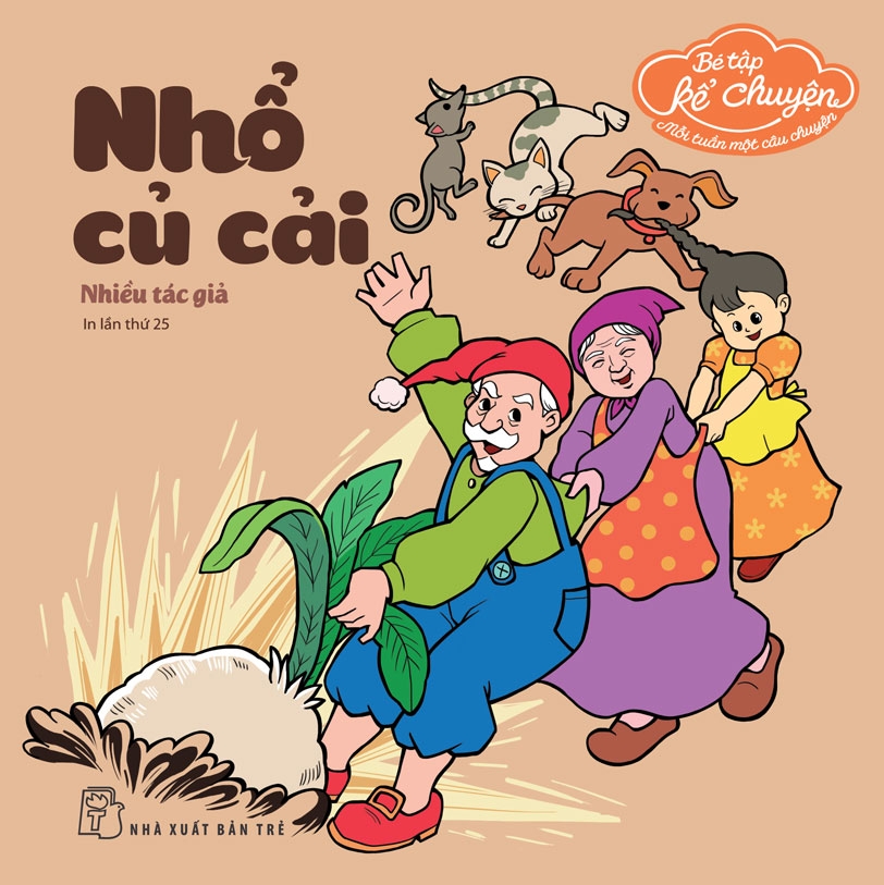 Sách nxb trẻ - bé tập kể chuyện. nhổ củ cải
