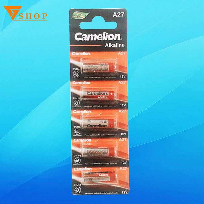 5 viên pin A27 Camelion Alkaline 12V