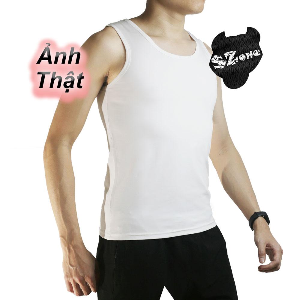 Áo ba lỗ trơn cổ tròn nam cá tính Szone SA455N