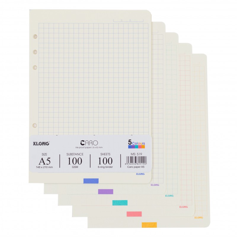 Ruột Sổ Còng / Giấy Refill Binder Klong 120GSM Nhà Cam