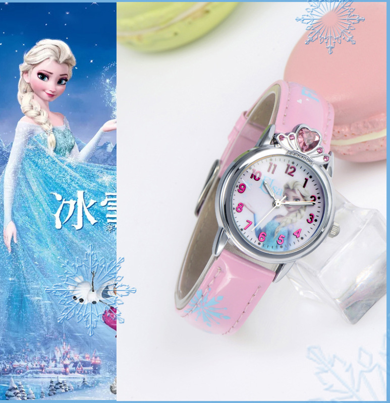 Đồng hồ công chúa elsa siêu xinh cho bé gái