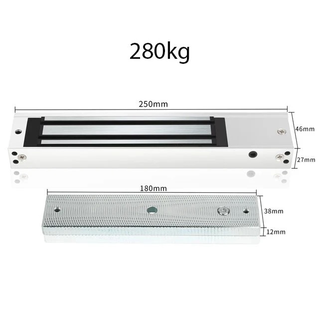 Khóa điện từ( lực hút) nam châm điện 12VDC- 280kg, 350kg