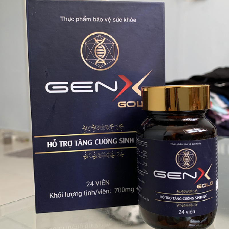 Gen X Gold - Hỗ trợ sức khoẻ nam giới - Hộp 24 viên nhập khẩu