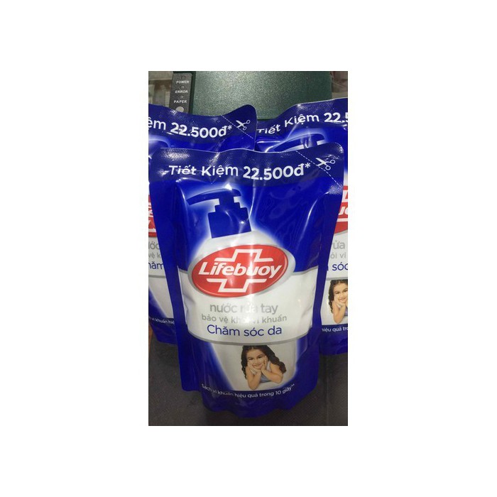 Túi Nước Rửa Tay LIFEBUOY Diệt Khuẩn Chăm Sóc Da 450g
