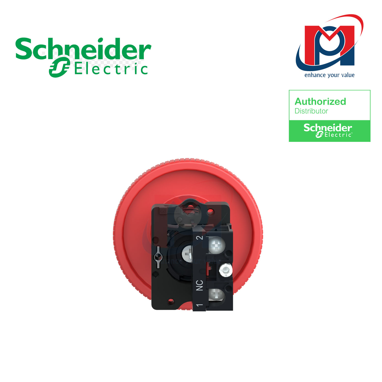 Nút dừng khẩn cấp Phi 22 Schneider XA2ES642