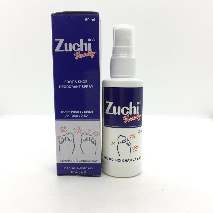 5 Xịt khử mùi giày zuchi family