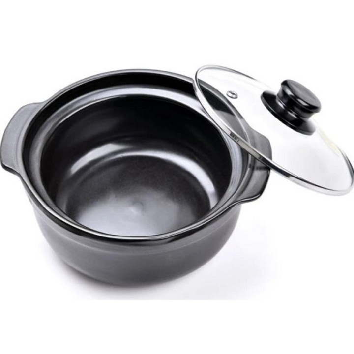 [Có Bảo Hành]Nồi Đất Nấu Lẩu Tem Vàng Chịu Nhiệt Đến 400 Độ Dung Tích 3,5 L